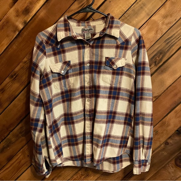 Wrangler Button Up Flannel - Picture 1 of 4